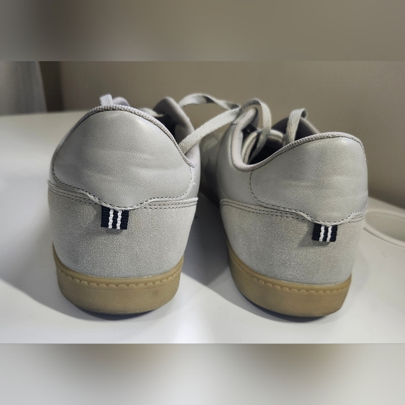 Nautica Men's US 12 Classic Low Top Lace Up Oxford Gray Sneakers Csual - Picture 8 of 10